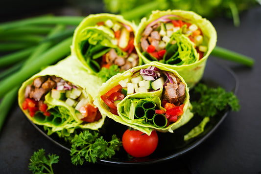 Blitz-Wraps mit Hummus und Gemüse: Dein Express-Lunch für Power im Alltag
