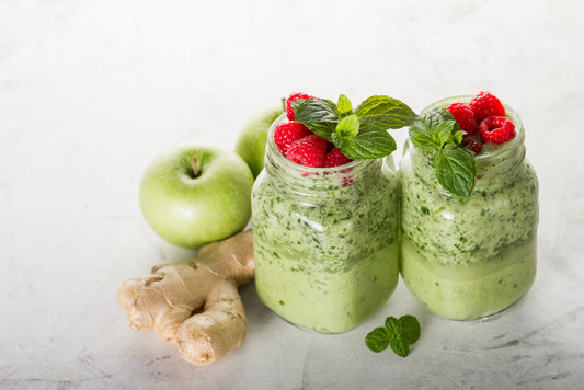 Grüner Apfel-Minz-Smoothie für jeden Tag